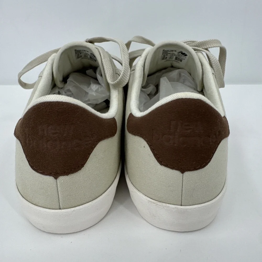 New Balance Men's Procts1 Classic Court Fashion Sneakers Powder/Carafe Size 10.5